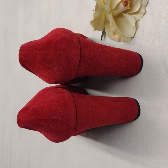 Latitude Femme made in Italy shoes women size 39 ( 8 ) Red color - Picture 5 of 10